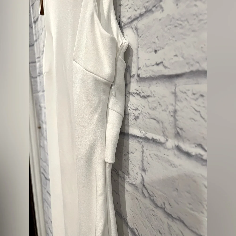 Lulu's Elegant White Wedding Dress - Picture 8 of 10